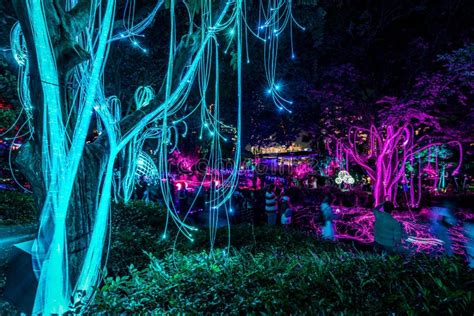 Brisbane, Australia - the Enchanted Garden Event in Roma Street ...