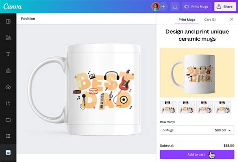 Free Online Mug Mockup Generator | Canva