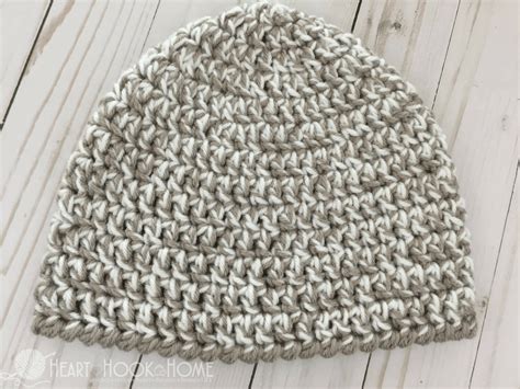 Easy Peasy 30-Minute Beanie Free Crochet Pattern