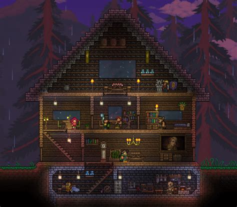 3 more terraria town NPC house designs me and my friend made, thoughts ...