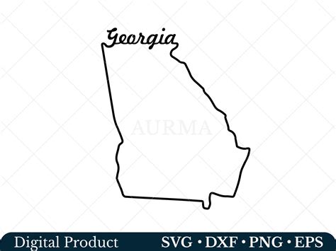 Georgia State Svg, Georgia Png Graphic by chipus · Creative Fabrica