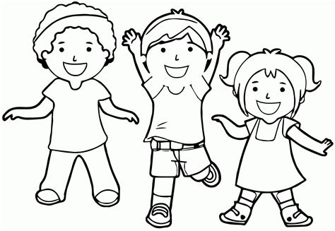 Free Coloring Pages Children Playing, Download Free Coloring Pages ...