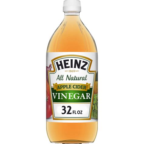 Heinz All Natural Apple Cider Vinegar With 5% Acidity 32 Fl Oz Bottle ...