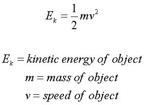 Formulas - Kinetic Energy