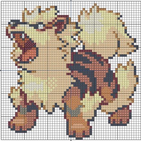 Pokemon Pixel Art Grid Big