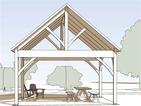 The Pavilion | Timber Frame Outdoor Structures