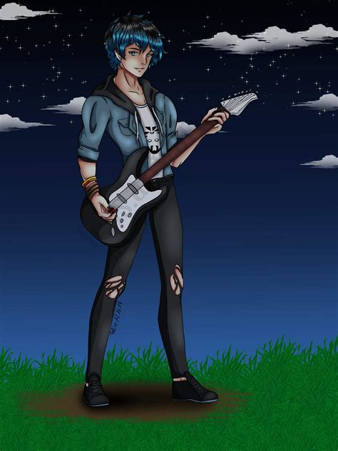 Luka with his Guitar | Miraculous Amino