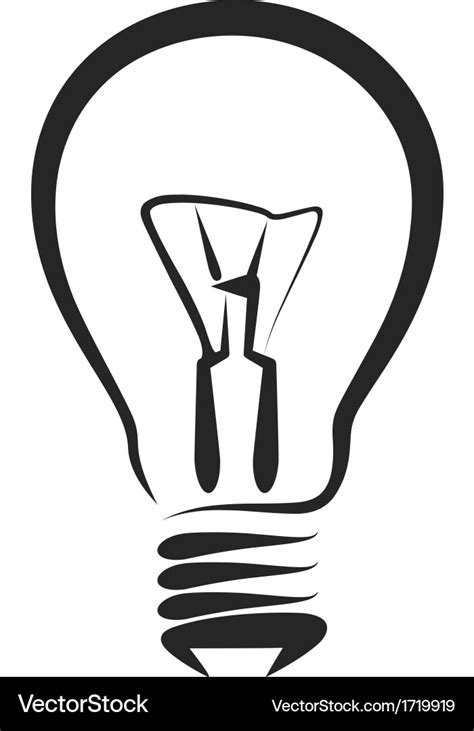 Light bulb Royalty Free Vector Image - VectorStock