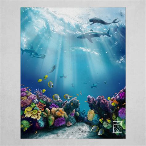 Underwater Scene Painting