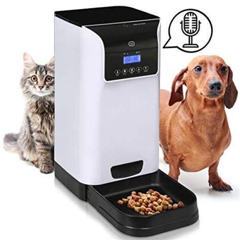 i-Star Automatic Pet Feeder Cat and Dog Timed Dry Food Dispenser with ...