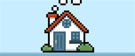 How to Make a Pixel Art House - Mega Voxels