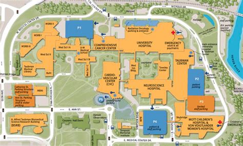 University Of Michigan Ann Arbor Campus Map - Closing r