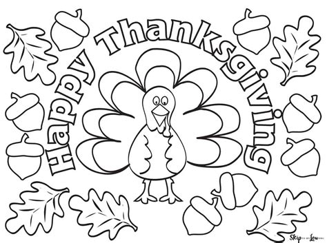 The CUTEST Free Turkey Coloring Pages | Skip To My Lou