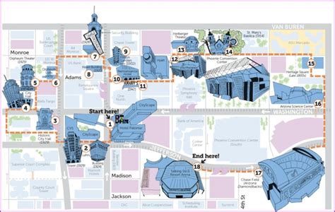 Hotels In Downtown Phoenix Map Map : Resume Examples