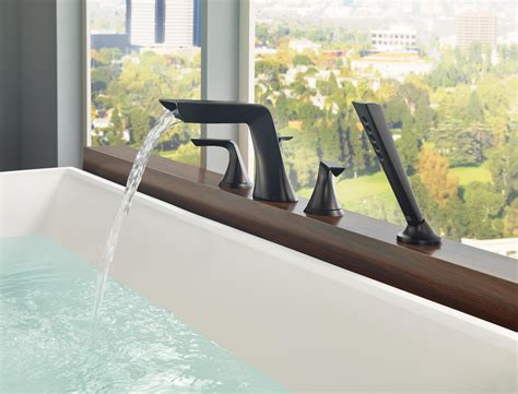 Single-Handle Floor Mount Tub Filler | Architonic