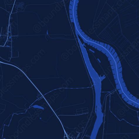 Frankfurt (Oder) - Dark Blue Vector Map | Boundless Maps