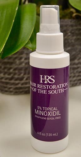 HRS Minoxidil Spray now Available - Hair Restoration of the South