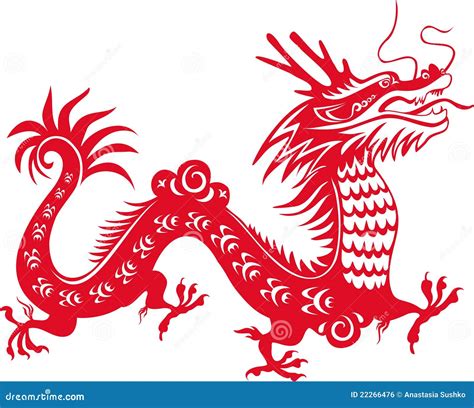 Chinese Dragon stock illustration. Illustration of elegant - 22266476