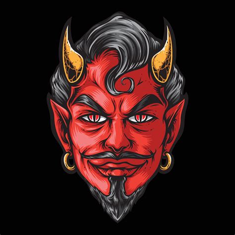 devil head vector logo illustration 5131282 Vector Art at Vecteezy