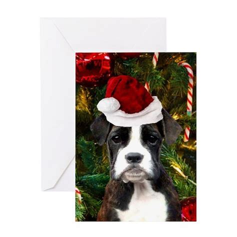 Christmas Boxer Dog Greeting Card Christmas Boxer Dog Greeting Cards by ...