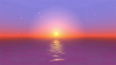 Animated Moving Sunset