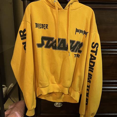 Justin Bieber purpose tour merch drawstring... - Depop