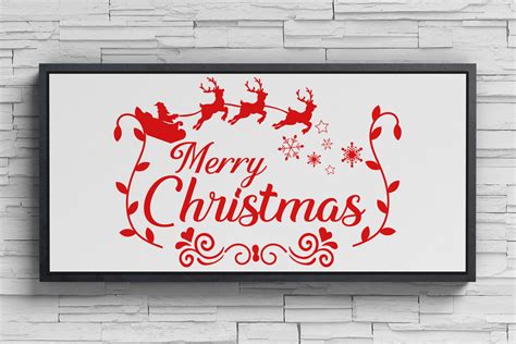 Christmas SVG - Merry Christmas SVG - Christmas Frames By Dasagani ...