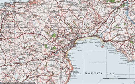 Historic Ordnance Survey Map of Penzance, 1919