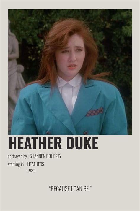 Heather Duke by cari | Heather duke, Heathers movie, Heathers the musical