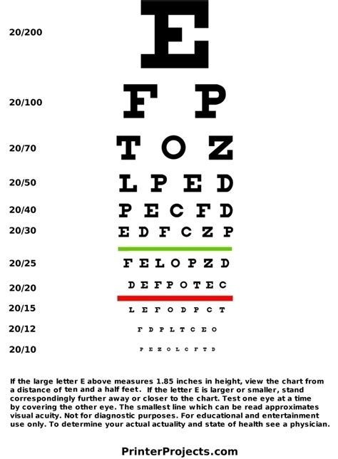 Free Eye Chart Printable jaelsabol