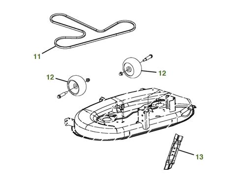 john deere d110 parts diagram