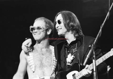 Photos: John Lennon & Elton John at Madison Square Garden, November ...