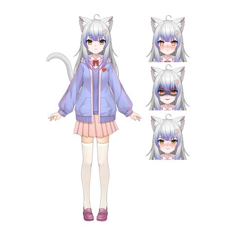 Vtuber Model Super Fine Video Full Body Live2d Sample Custom - Etsy UK