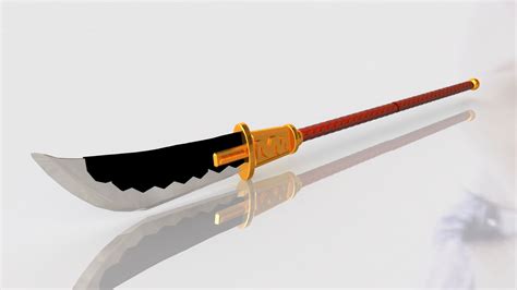 Bisento (edward newgate weapon) 3D Model $50 - .ma .obj .fbx - Free3D