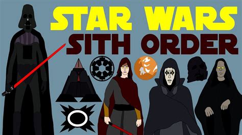 Star Wars Canon - Complete History of the Sith Order - YouTube