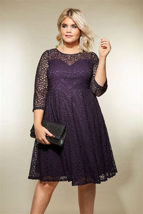 Purple Lace Dress | DressedUpGirl.com