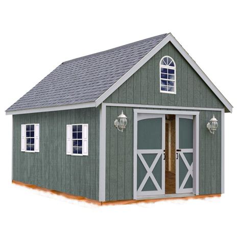 Best Barns Belmont 12 ft. x 24 ft. Wood Storage Shed Kit-belmont_1224 ...