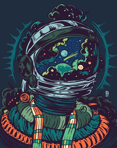 Center Of The Universe Art Print by Thomcat23 | Space art, Astronaut ...