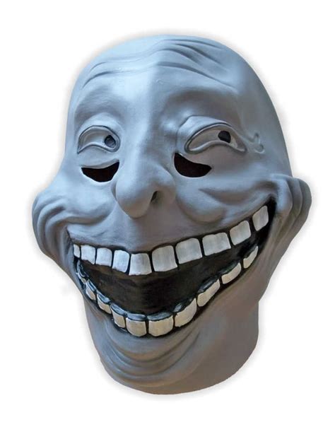 Party Masks Troll Face Meme Mask Cartoon Full Head Latex Mask Comic ...