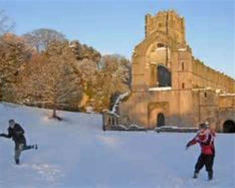 December at Fountains Abbey