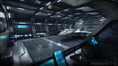 ArtStation - Sci-Fi Hangar