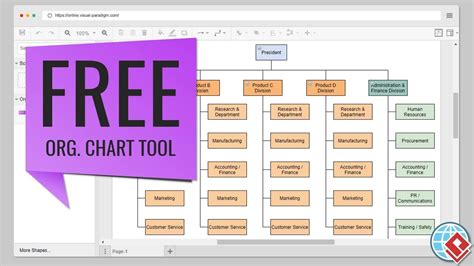 Free Organization Chart Tool - YouTube