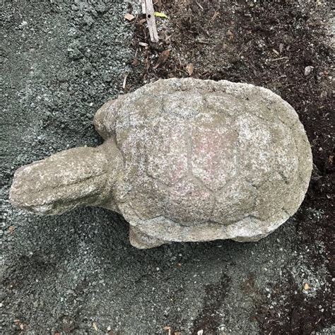 Japanese Antique Stone Turtle Kame Intricately Carved - Schneible Fine ...