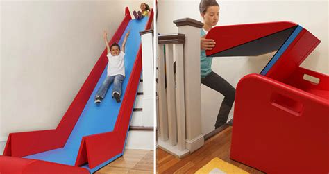 The 'SlideRider' Turns Your Stairs Into A Huge Indoor Slide | Indoor ...