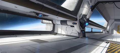 Futuristic Space Station Design