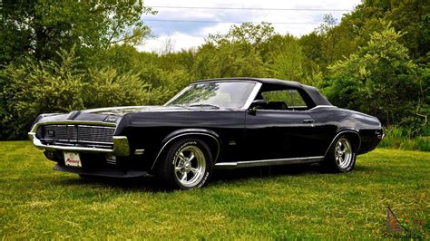 1969 Mercury Cougar XR-7 CONVERTIBLE, Triple Black