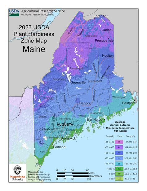 USDA Maine Hardiness Zone Map For Plants | Gardening Know How