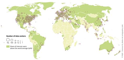 United States Data Center Map