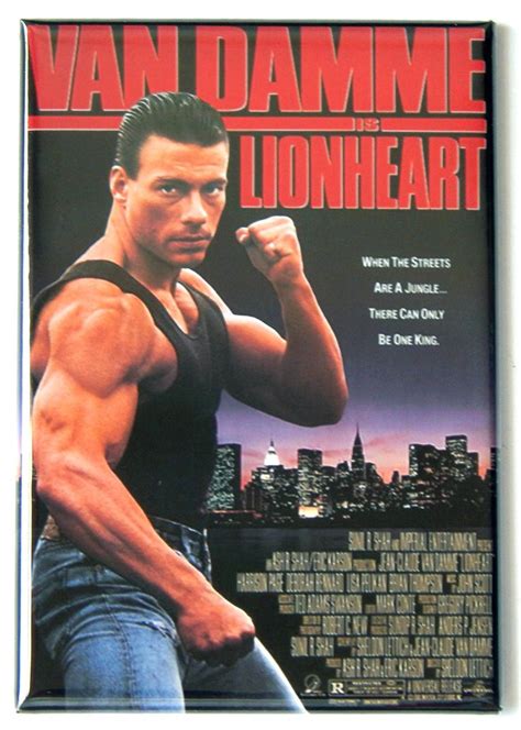 Lionheart Movie Poster Fridge Magnet - Etsy in 2023 | Van damme, Jean ...