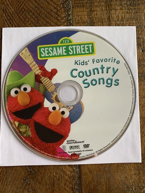 Sesame Street Kids Favorite Country Songs Dvd Opening